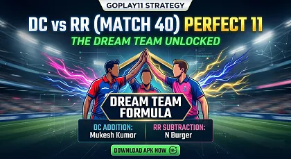 DC vs RR IPL Match (Match 40) Mathematical Breakdown